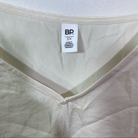 BP White Cream Spaghetti Strap Crop Top - Size 3X - Picture 7 of 8